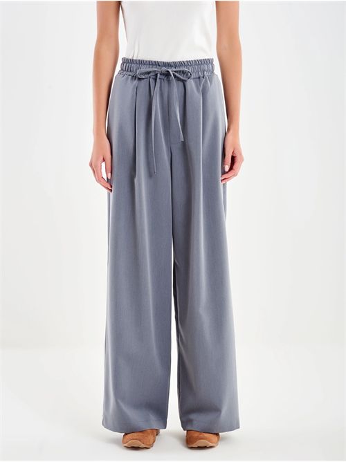 Pantalone con Coulisse e Laccio VICOLO | TF0374/GRIGIO